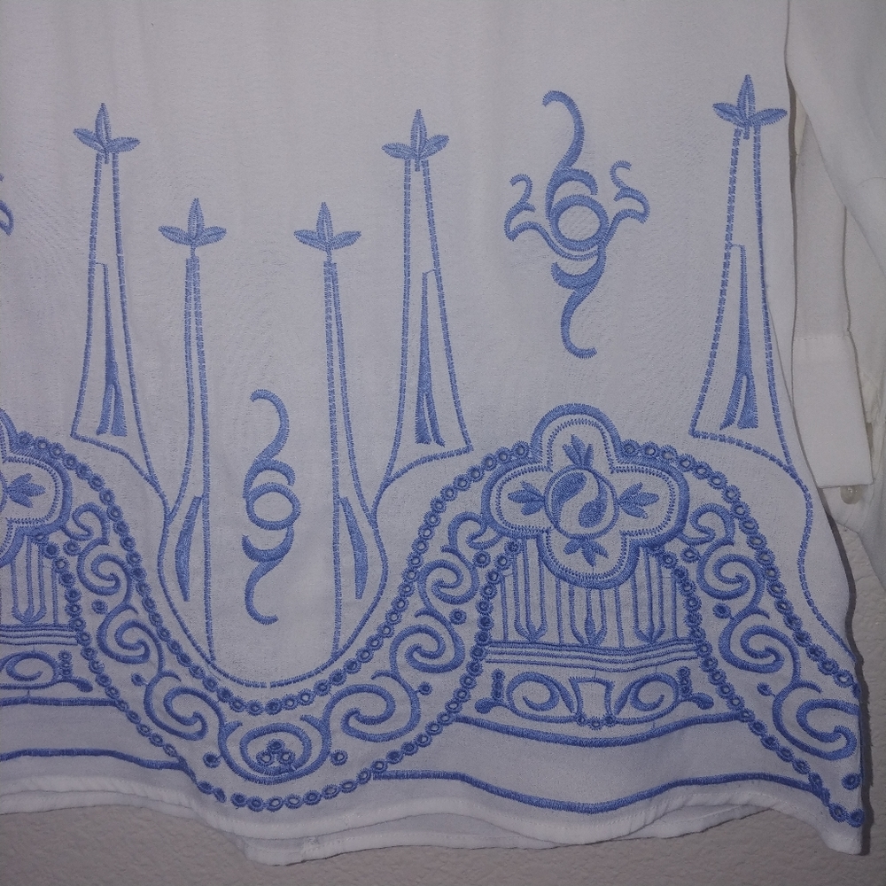 Sugar lips embroidered blouse peace and serenity - Picture 4 of 8